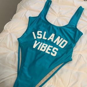 Island vibes swimsuit